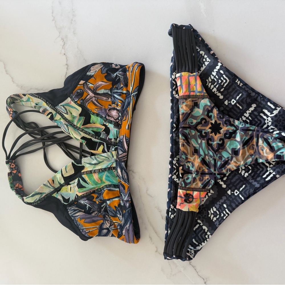 Maaji Multicolor Patterned Bikini Set